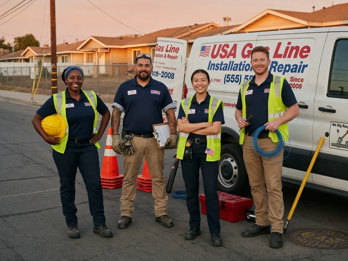 Gas Line Installation company in Bunch, OK